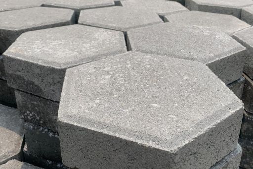 Beton Block Hexagon